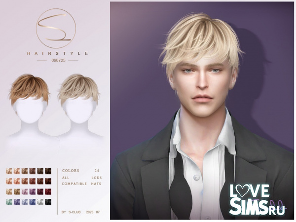 Мужская прическа Short Hair 090725