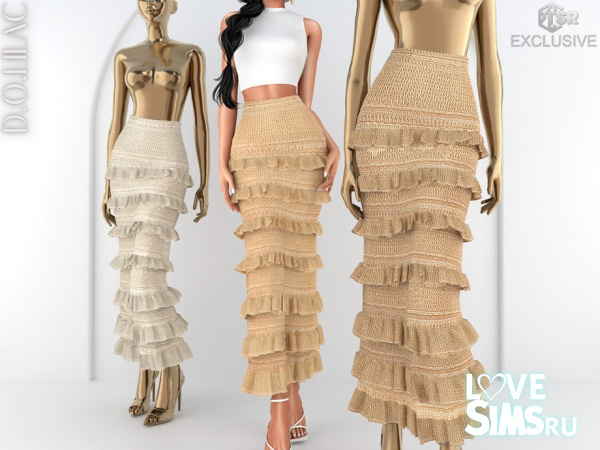 Юбка Ruffled Lace Skirt DO0909