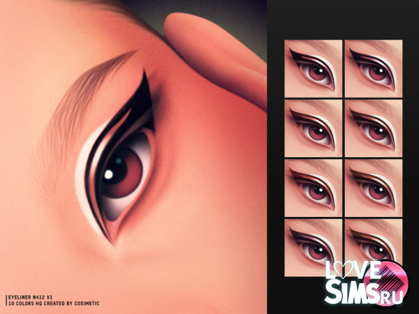 Стрелки Gothic Eyeliner N412 V1