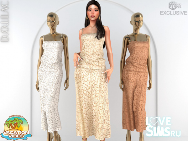 Платье Crocheted Maxi Dress DO0942