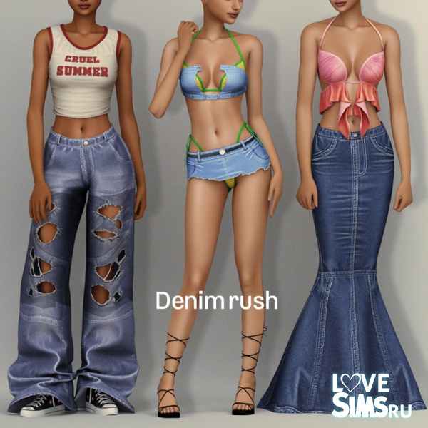 Коллекция Denim Rush CC collection