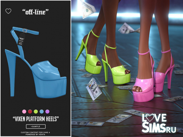 Босоножки Vixen Platform Heels