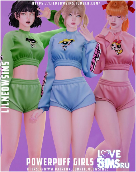 Костюмчик PowerPuff Set