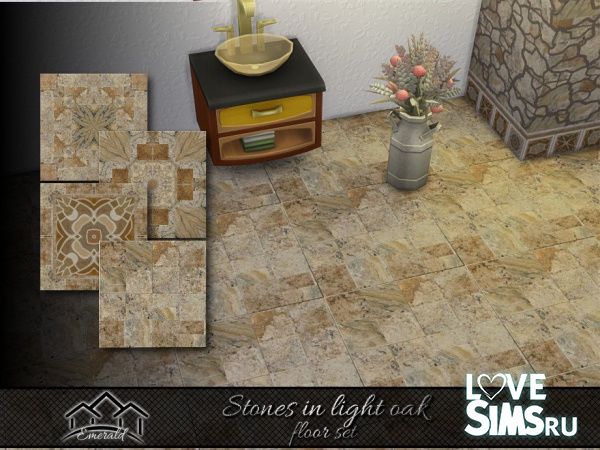 Напольная плитка Oak Floor Set