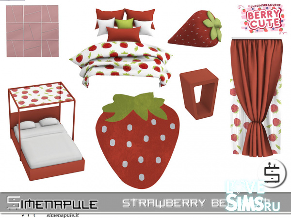 Спальня Strawberry Bedroom