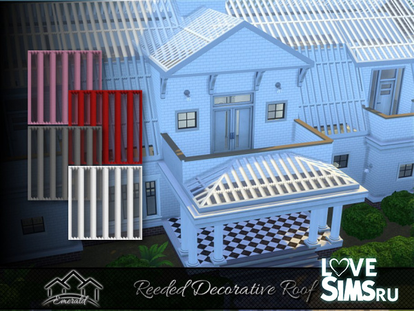 Крыша Reeded Decorative Roof