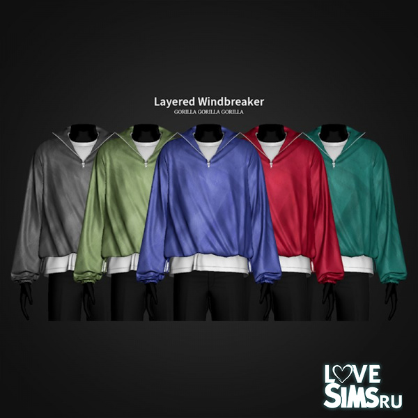 Ветровка Layered Windbreaker