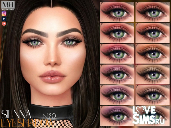 Тени для век Sienna N120