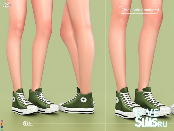 Кеды Thick Sole Sneakers S633