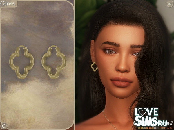 Серьги Gloss Earrings