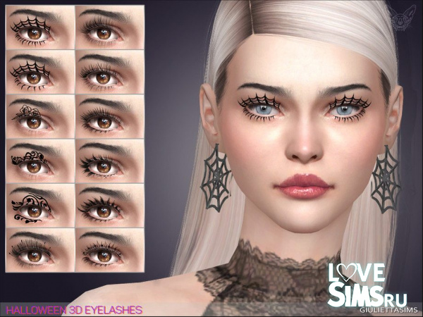 Ресницы Halloween 3D Eyelashes