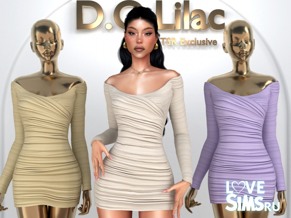 Платье Ruched Mini Dress DO2015