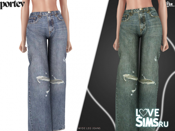 Джинсы Wide Leg Jeans