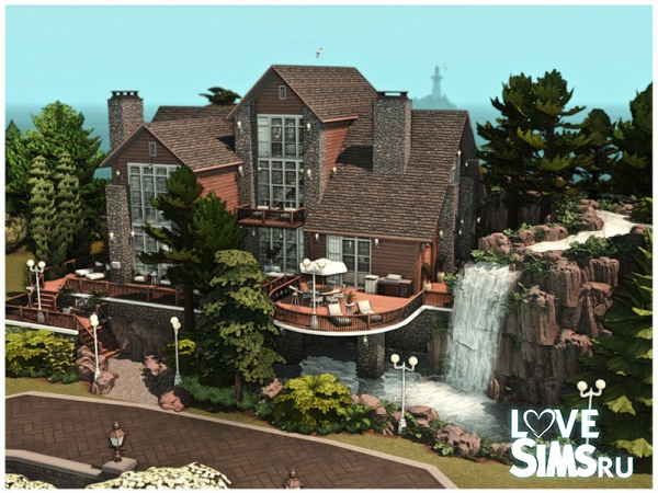 Дом Waterfall Mansion