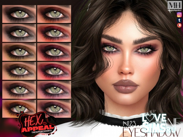 Тени для век Janie Eyeshadow N123