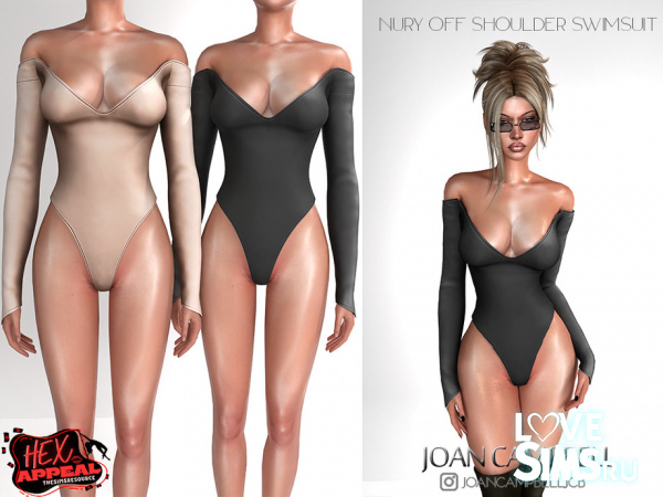 Купальник NURY OUT SHOULDER SWIMSUIT