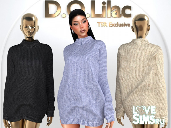 Платье Sweater Mini Dress DO2036