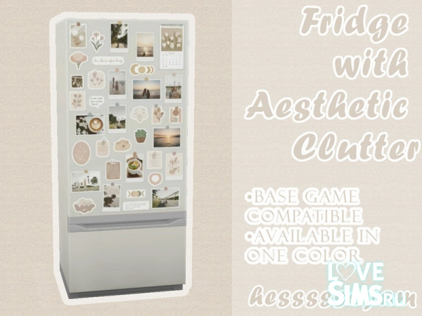 Холодильник Fridge with Aesthetic