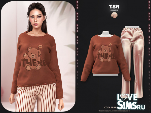 Пижама SET-Cozy Bear PJ- 650 BD1642