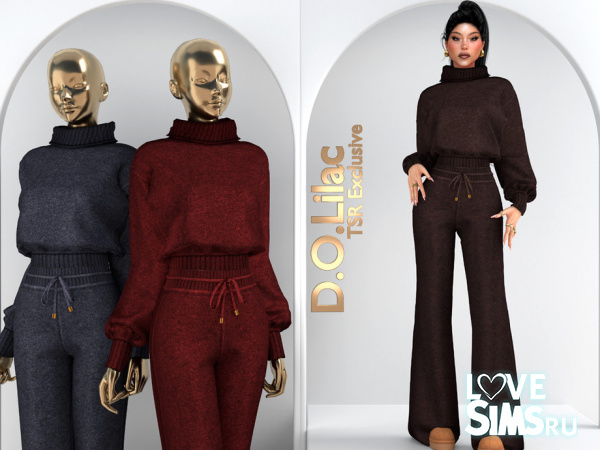 Джемпер и брюки Cozy Chic Set DO109