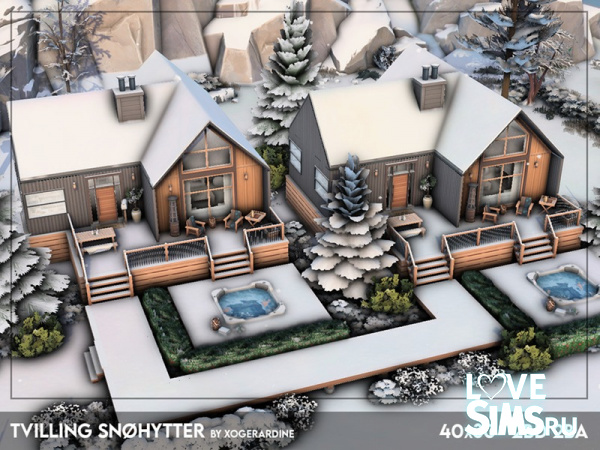 Дом Tvilling Snohytter (NO CC)