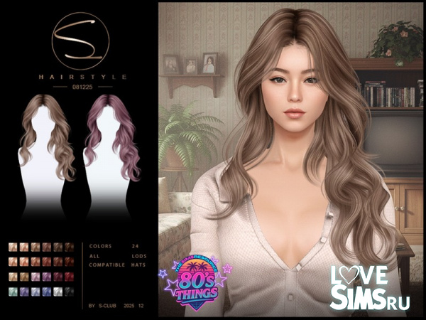 Прическа Retro Wavy Hairstyles 081225