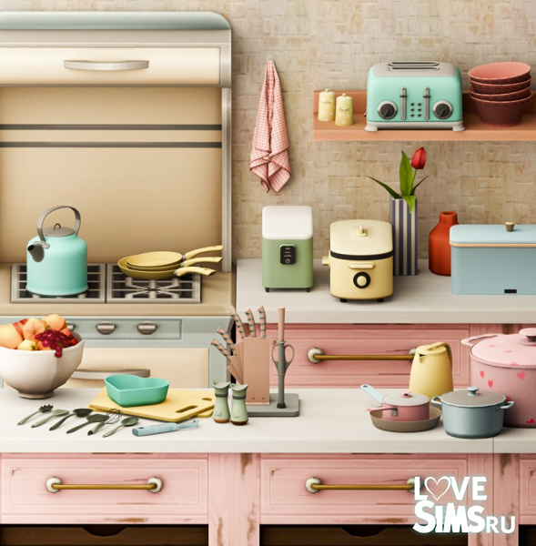 Декор Groovy Pastel Kitchen Set