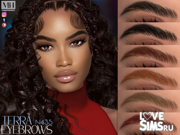 Брови Terra Eyebrows N435