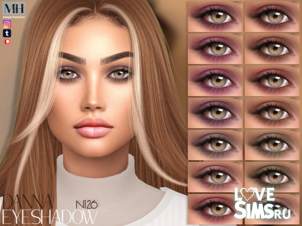 Тени для глаз Danna Eyeshadow N126