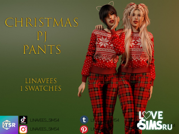 Пижама CHRISTMAS PJ от linavees