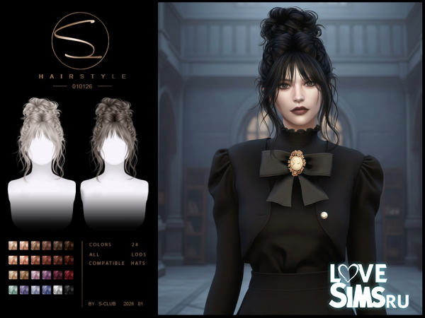 Прическа Gothic Hairstyles 010126