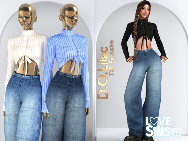 Топ и джинсы Street Casual Set DO125