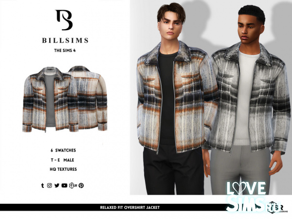 Рубашка Relaxed Fit Overshirt Jacket