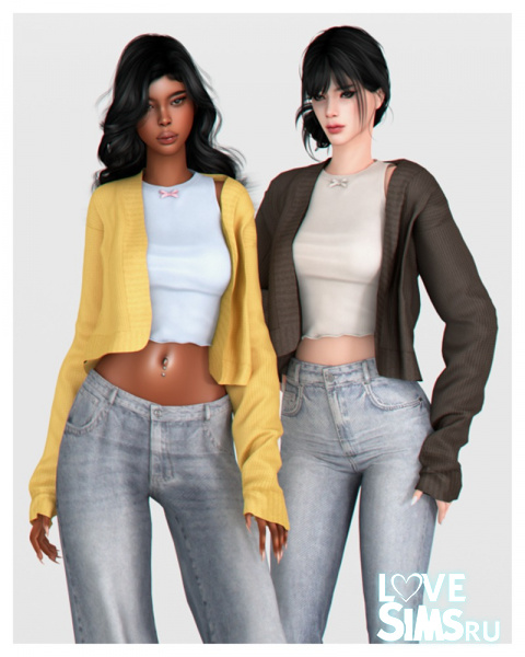 Кардиган Elsie Tank with Cardigan