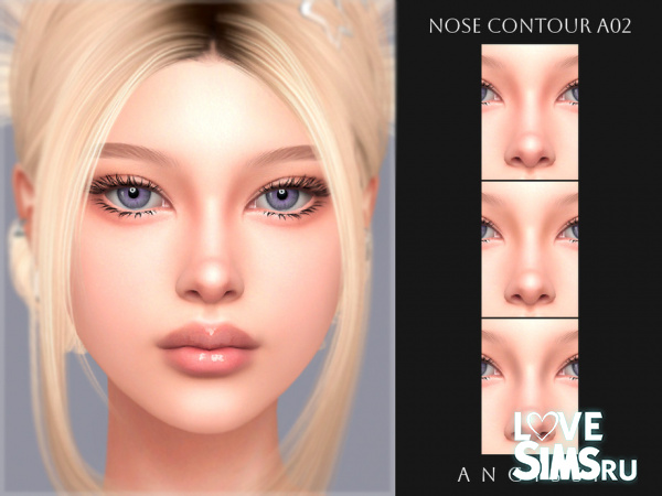 Контуринг для носа Nose contour A02