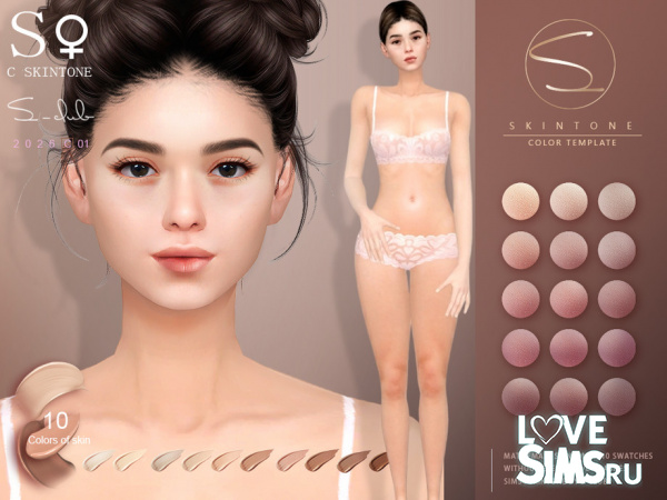 Женский скин 0126 Female Skintones