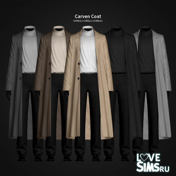 Пальто Carven Coat от Gorilla X3