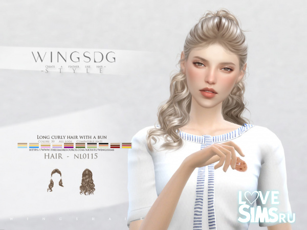 Прическа NL0115 Long Curly Hair