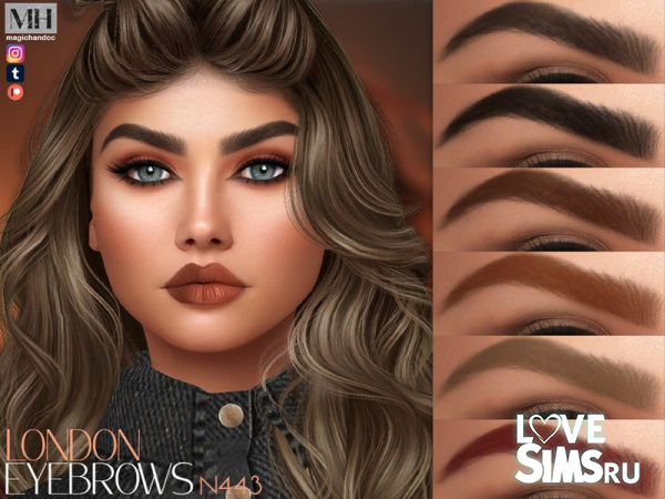 Брови London Eyebrows N443