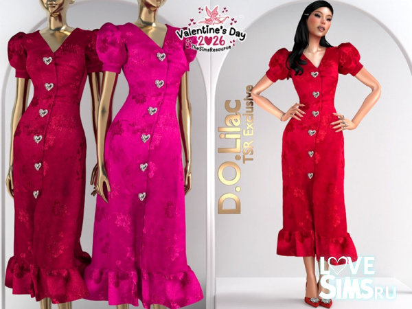 Платье Heart Dress DO2145