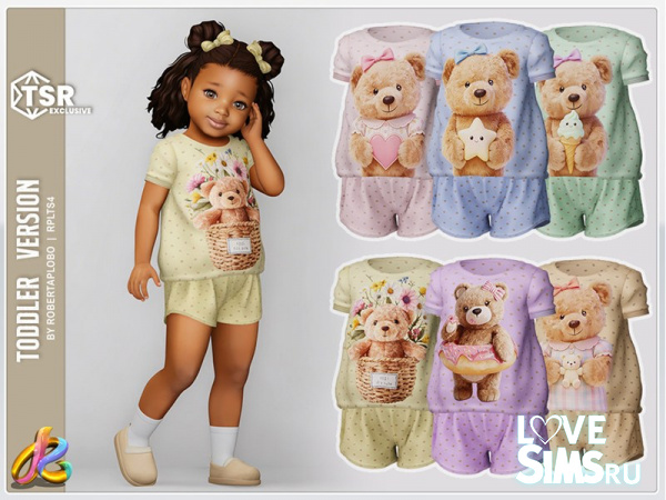 Пижама Teddy Bear Summer Sleepwear