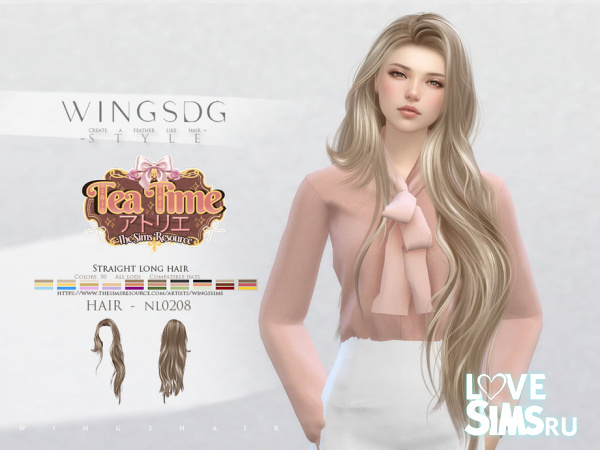 Прическа NL0208-Straight Long Hair