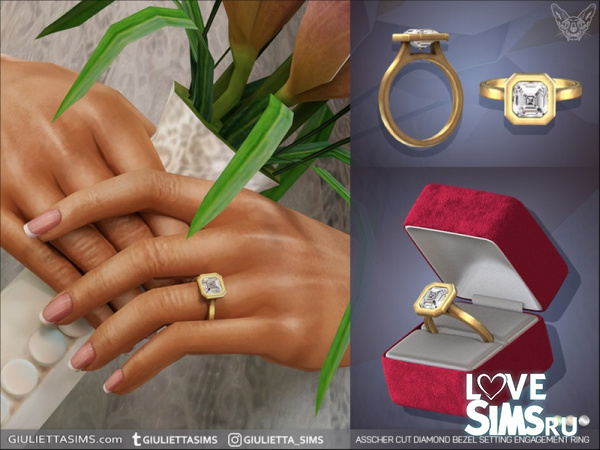 Кольцо Diamond Engagement Ring