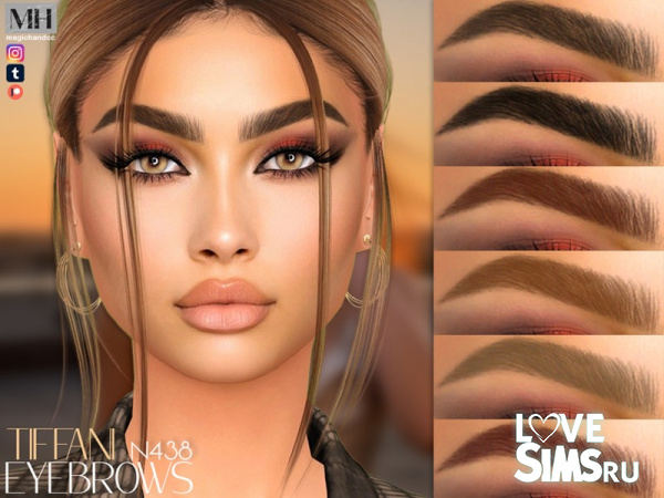 Брови Tiffani Eyebrows N438