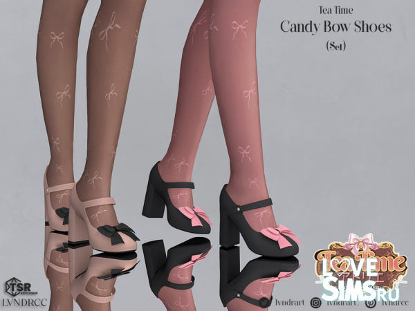 Туфли Candy Bow Shoes Set
