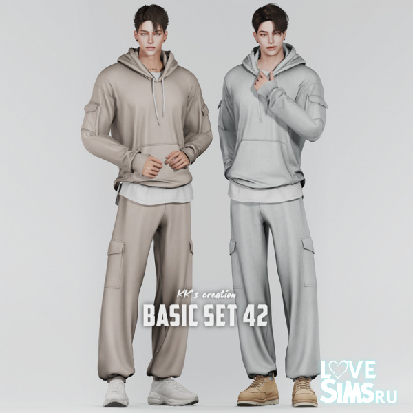 Штаны и Худи BASIC SET 42
