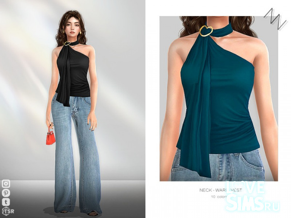 Топ NECK-WARP VEST