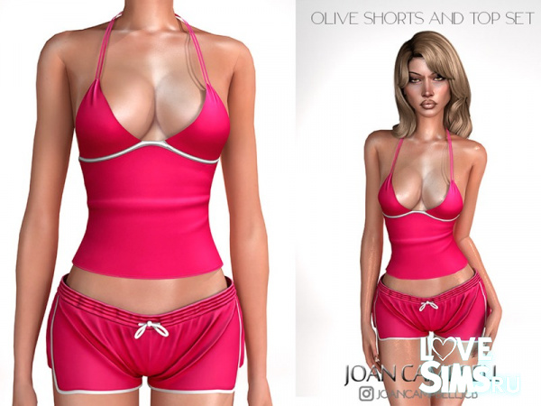 Шорты и топ OLIVE SHORTS AND TOP SET
