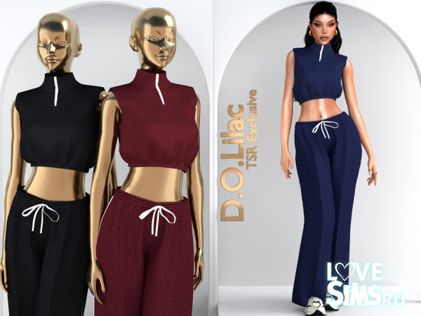 Костюм Crop Tracksuit Set DO158