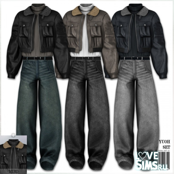 Куртка и джинсы YUOH Set
